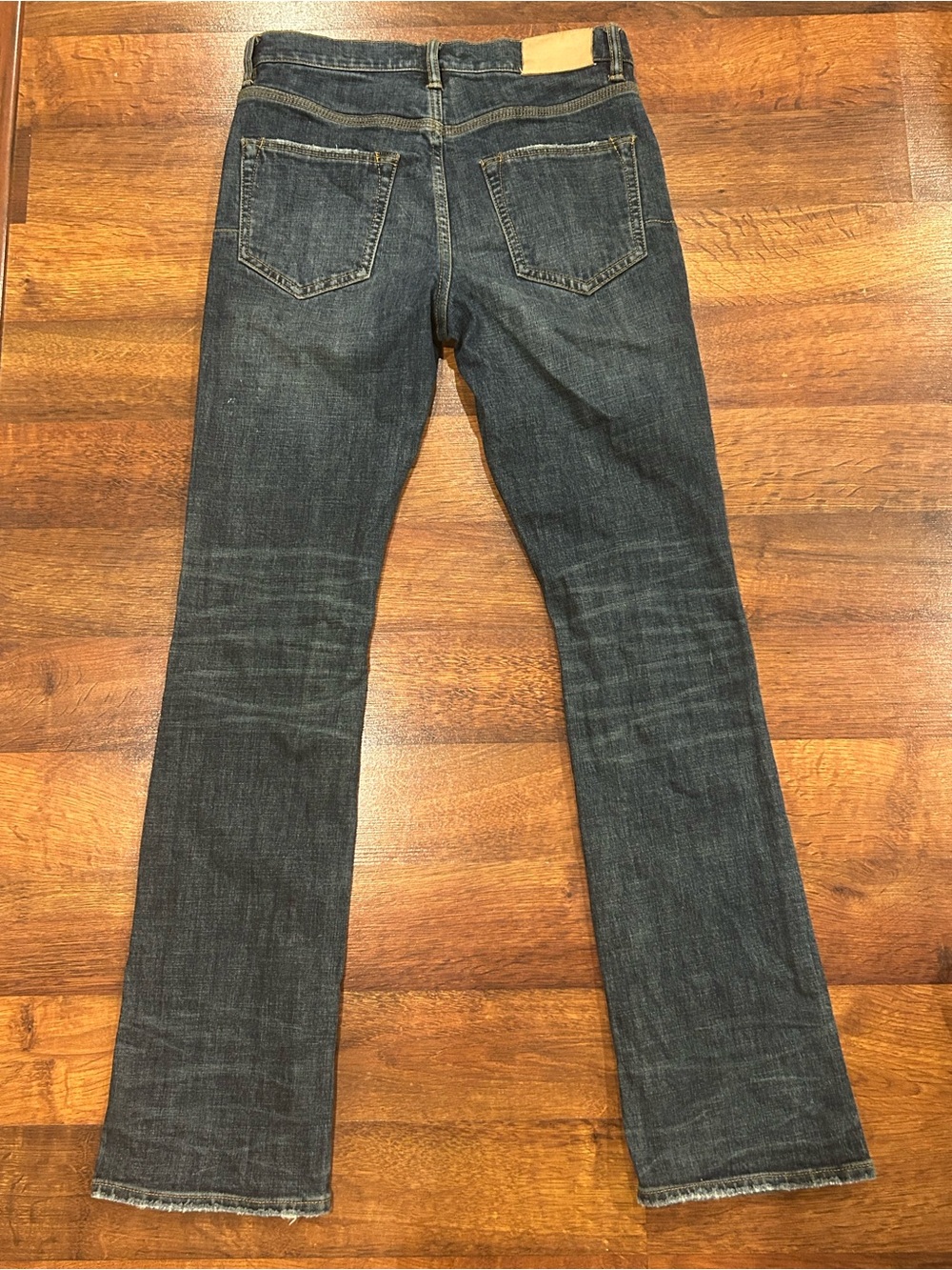 Purple Brand Jeans P004 Flare Distressed Dark Wash 31” Waist - Picture 8 of 10